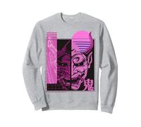 Retro Oni Cyberpunk Samurai Arts Bushido Warrior Sweatshirt