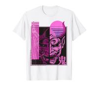 Retro Oni Cyberpunk Samurai Arts Bushido Warrior T-Shirt