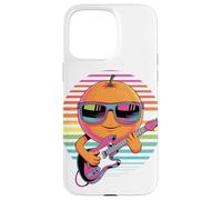Rétro Orange Guitariste Oranges Guitare Coque pour iPhone 15 Pro Max