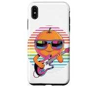 Rétro Orange Guitariste Oranges Guitare Coque pour iPhone XS Max