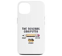 Retro Original Computer Sarcastic Funny IT Tech Print Supprimer Coque pour iPhone 13