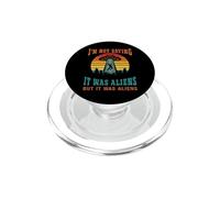 Rétro OVNI Alien ne Dit Pas Aliens Extraterrestre Rétro PopSockets PopGrip pour MagSafe