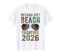 Rétro Panama City Beach Vacances 2026 Voyage Spring Break T-Shirt