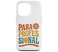 Rétro Para éducateur paraprofessionnel Premier Jour rentrée Scolaire Coque pour iPhone 13 Pro