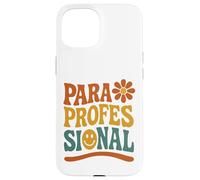 Rétro Para éducateur paraprofessionnel Premier Jour rentrée Scolaire Coque pour iPhone 15