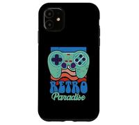 Retro Paradise Arcade Gaming Jeu vidéo Nerd Streamer Coque pour iPhone 11
