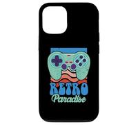 Retro Paradise Arcade Gaming Jeu vidéo Nerd Streamer Coque pour iPhone 12/12 Pro