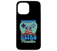 Retro Paradise Arcade Gaming Jeu vidéo Nerd Streamer Coque pour iPhone 13 Pro Max
