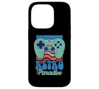 Retro Paradise Arcade Gaming Jeu vidéo Nerd Streamer Coque pour iPhone 14 Pro