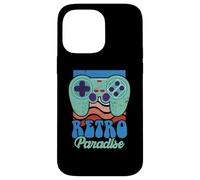 Retro Paradise Arcade Gaming Jeu vidéo Nerd Streamer Coque pour iPhone 14 Pro Max