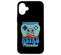 Retro Paradise Arcade Gaming Jeu vidéo Nerd Streamer Coque pour iPhone 16 Plus