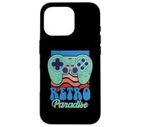 Retro Paradise Arcade Gaming Jeu vidéo Nerd Streamer Coque pour iPhone 16 Pro