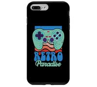 Retro Paradise Arcade Gaming Jeu vidéo Nerd Streamer Coque pour iPhone 7 Plus/8 Plus