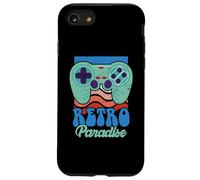 Retro Paradise Arcade Gaming Jeu vidéo Nerd Streamer Coque pour iPhone SE (2020) / 7/8