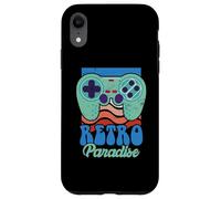 Retro Paradise Arcade Gaming Jeu vidéo Nerd Streamer Coque pour iPhone XR