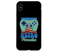 Retro Paradise Arcade Gaming Jeu vidéo Nerd Streamer Coque pour iPhone XS Max