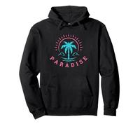 Retro Paradise Summer Beach Vacances Sweat à Capuche