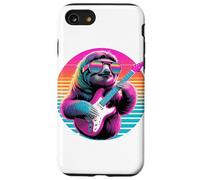 Rétro Paresseux Guitariste Guitare Coque pour iPhone SE (2020) / 7/8