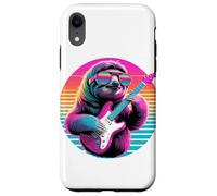 Rétro Paresseux Guitariste Guitare Coque pour iPhone XR