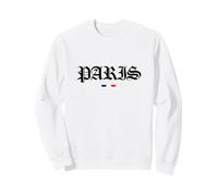 Retro Paris Old Outfit, Abstract Paris Illustration Fashion Sweatshirt