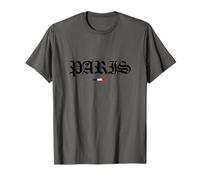 Retro Paris Old Outfit, Abstract Paris Illustration Fashion T-Shirt