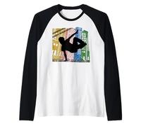 Rétro Parkour Running Traceur Freerunner Backflip Sport Manche Raglan