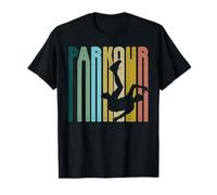 Rétro Parkour Running Traceur Freerunner Backflip Sport T-Shirt