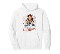 Retro Patriotic Girl But Now Cher Funny 4th of July Sweat à Capuche