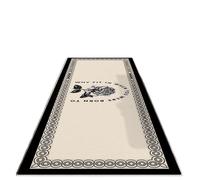 Retro Pattern Runner Rug Black White Bowknot Classical Design Non Slip Washable Carpet for Bedroom Corridor Decor(Color05,40X120CM)