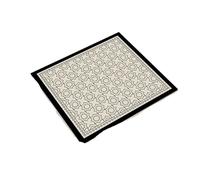 Retro Pattern Washing Machine Cover Kitchen Mat Bathroom Rugs Refrigerator Top Mats Coffee Drain Pad Home Decor(Style B,S 36 X 46cm)