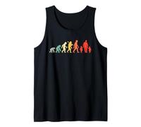 Rétro Père Fils Daughter Evolution for Best Dad of Two Ever Débardeur