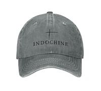 Rétro Personaliesd Indochine Logo Trucker Chapeau Hommes Femmes en Détresse Denim Casquette Papa Chapeau Punk en Plein Air D’été Cadeau Chapeaux Casquette