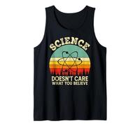 Retro Physic Chemistry Science Doesn't Care What You Believe Débardeur