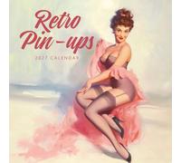 Retro Pin-Ups - Calendrier mural carré 2027 - par Red Robin Publishing