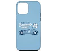Retro Pinewood Derby Cub Scouts Racer Race Car Logo Coque pour iPhone 12 Mini