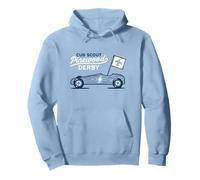 Retro Pinewood Derby Cub Scouts Racer Race Car Logo Sweat à Capuche