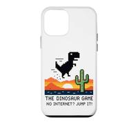 Retro Pixel Dinosaur Desert Sunset Gamer Design Coque pour iPhone 12 Mini