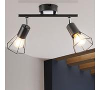 Rétro Plafonnier Cage Spot Salon Grille Luminaire réglable Luminaires Nino 81080208