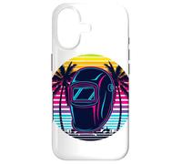 Rétro Plage Palmier Masque De Soudage Soudeur Mig Soudure Coque pour iPhone 17