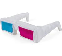 Retro Plush Toy for Dogs with 3D Glasses