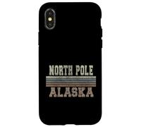 Rétro Pôle Nord Alaska Coque pour iPhone X/XS