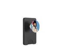 Retro Pop Art Bande dessinée Femme Rouge Hibiscus PopSockets PopWallet pour MagSafe