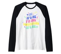 Rétro Pop Art Funny Couple I'm The Boyfriend Announcement Manche Raglan
