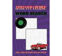 Retro Pop Culture Word Search Puzzle Book: Word Searches with Easy-to-Read Print about Music, Movies and Trends from Past Decades! | 6x9 inches, 110 ... Gift for Vacations, Holidays and Free Times