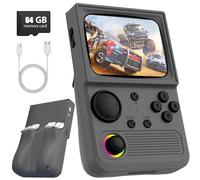Retro Portable Game Console R36T, Écran IPS 3,5 '', Avec 18000 Jeux Classiques, Batterie 3000mAh, Prend En Charge Plusieurs Émulateurs Grand Public, Réseau WiFi-Grey||64GB