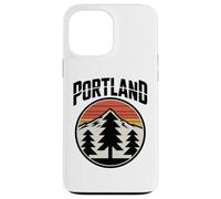 Retro Portland Sunset Mountain Design Vintage Oregon Forest Coque pour iPhone 13 Pro Max
