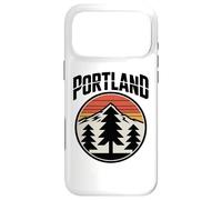 Retro Portland Sunset Mountain Design Vintage Oregon Forest Coque pour iPhone 17 Pro Max