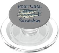 Retro Portugal Travel Sardinhas Portugal Grill Sardines PopSockets PopGrip pour MagSafe