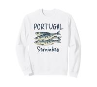 Retro Portugal Travel Sardinhas Portugal Grill Sardines Sweatshirt