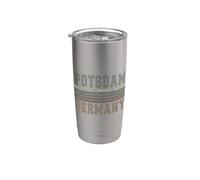 Retro Potsdam Allemagne Gobelet isotherme en acier inoxydable double paroi